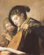 Frans Hals Two Singing Boys (mk08) oil